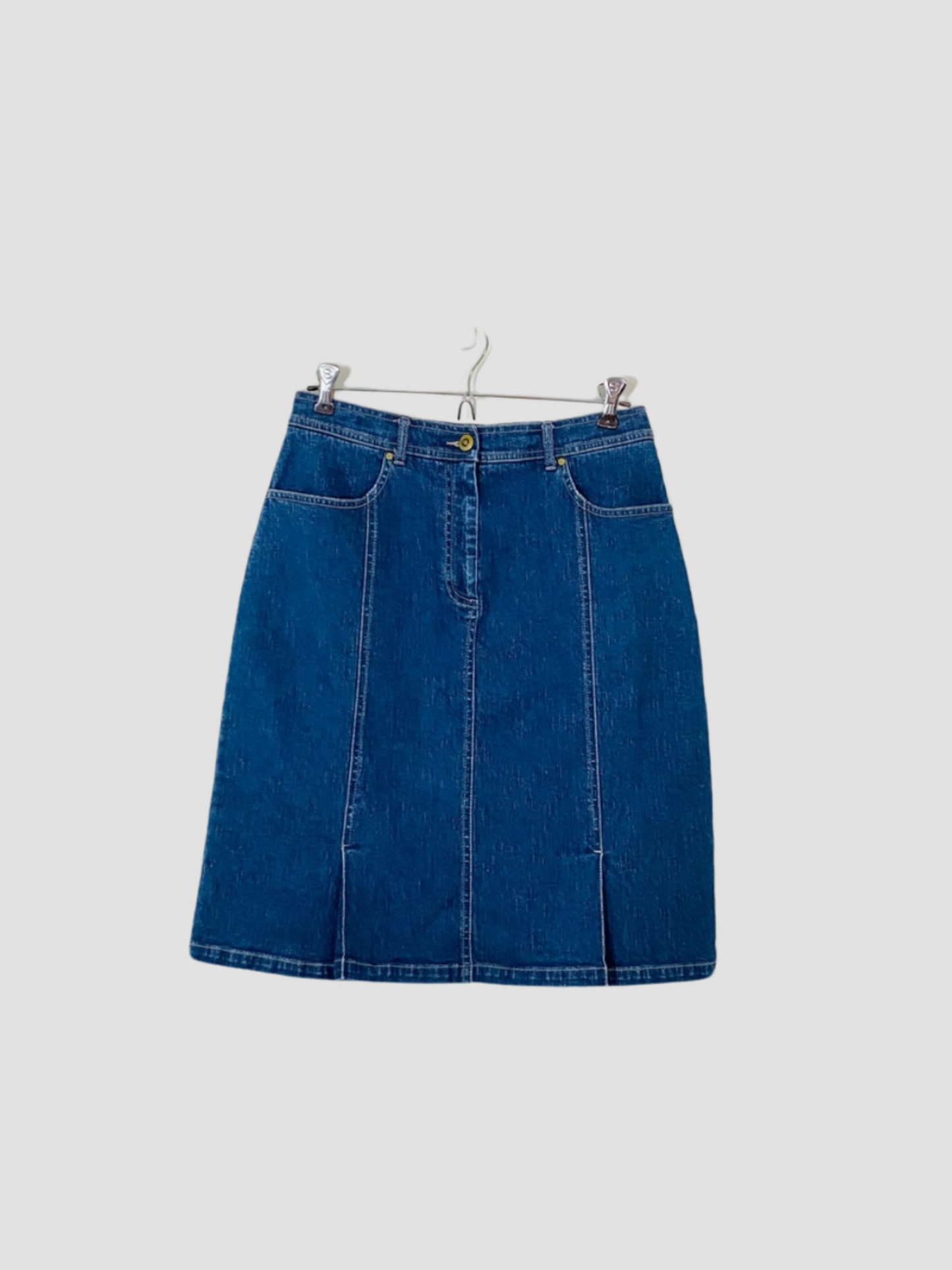 Jean Midi Skirt (Size 10)