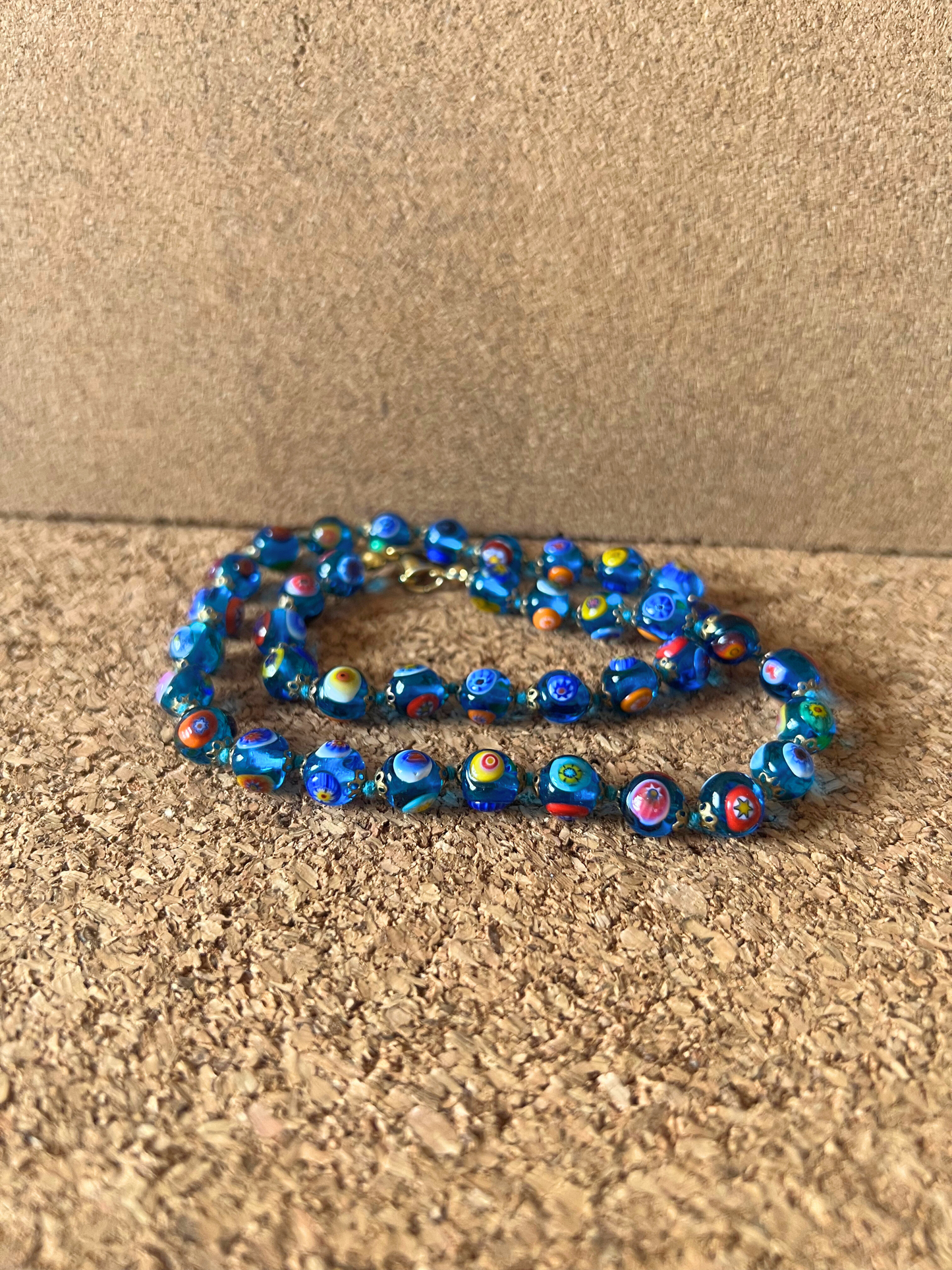 Blue Beaded Necklace