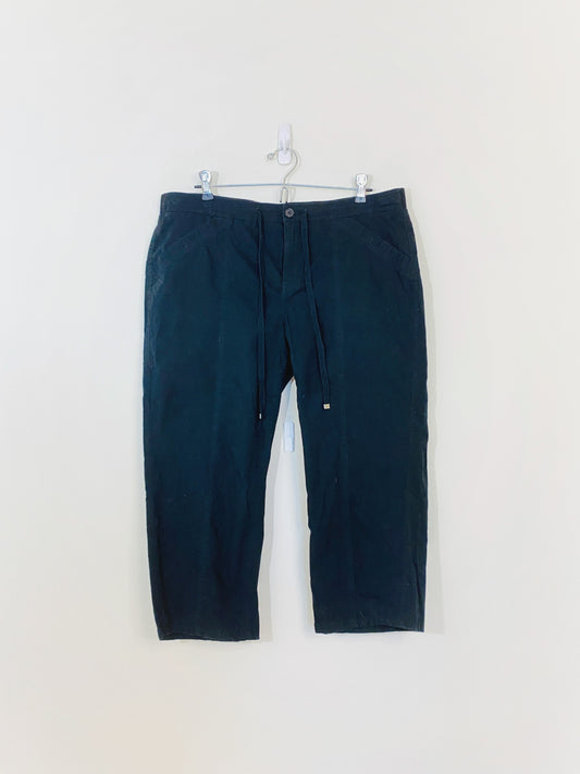 Capri sportif noir (taille 14)