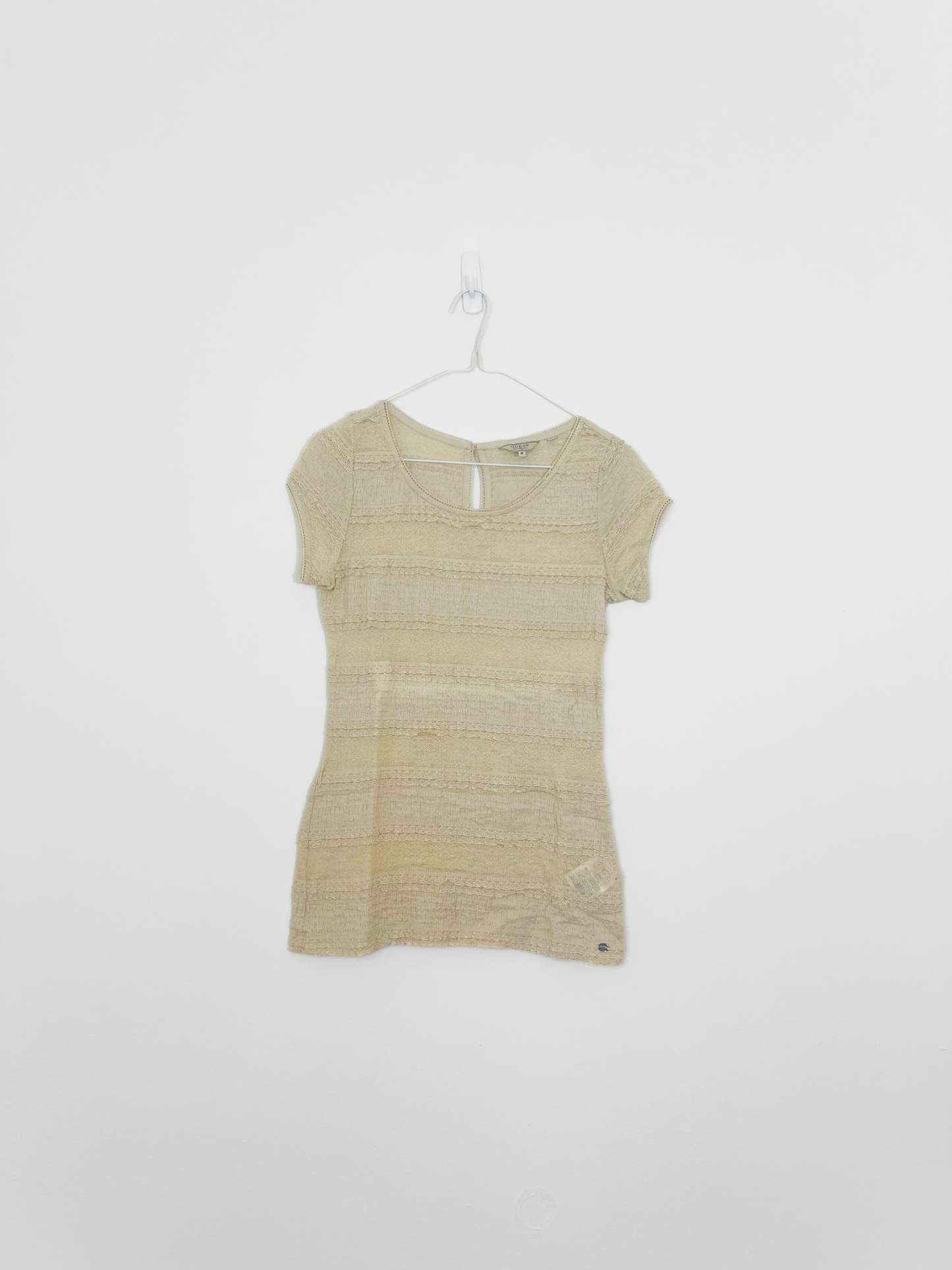 Off-white Lace Tee (Medium)