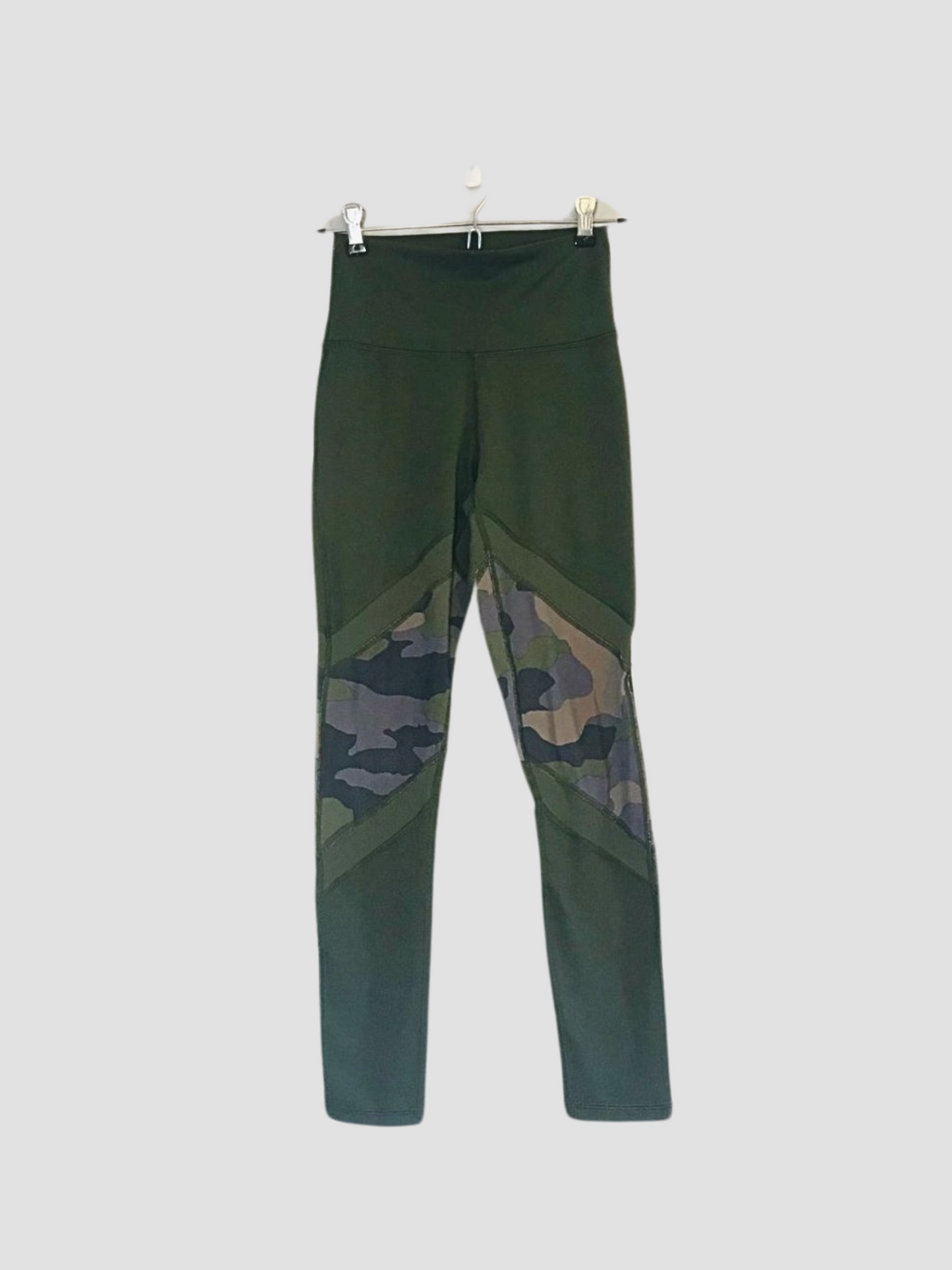 Green Camo Leggings (Small)