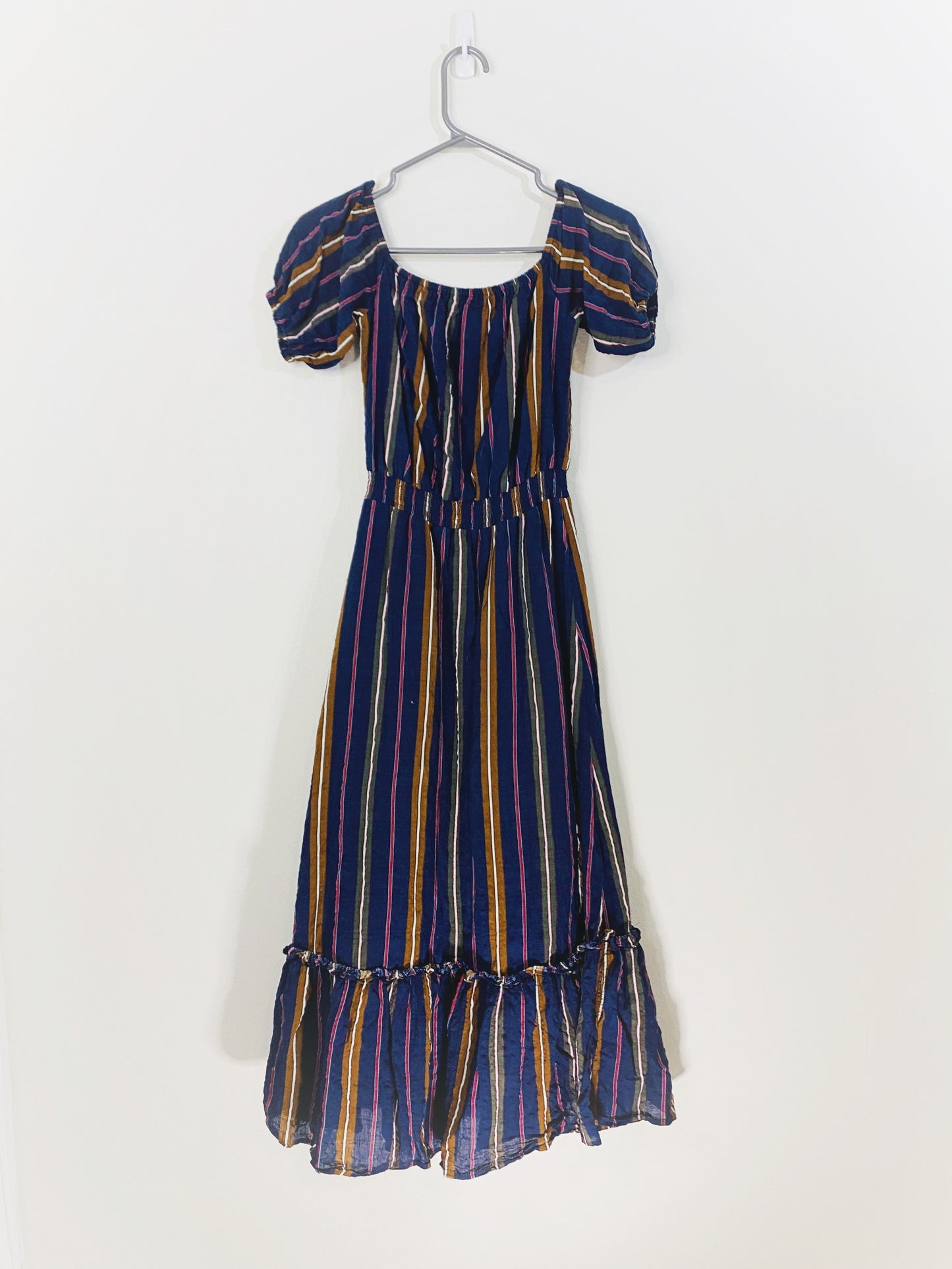 Robe d'été rayée (XS)