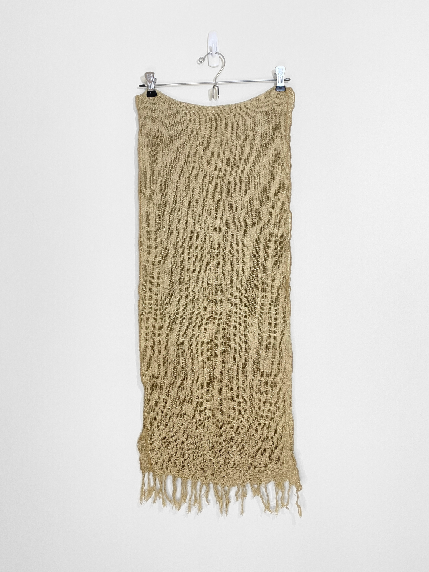 Ocre Knit Scarf