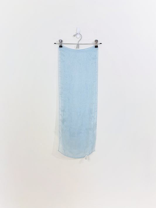 Écharpe bleu bébé