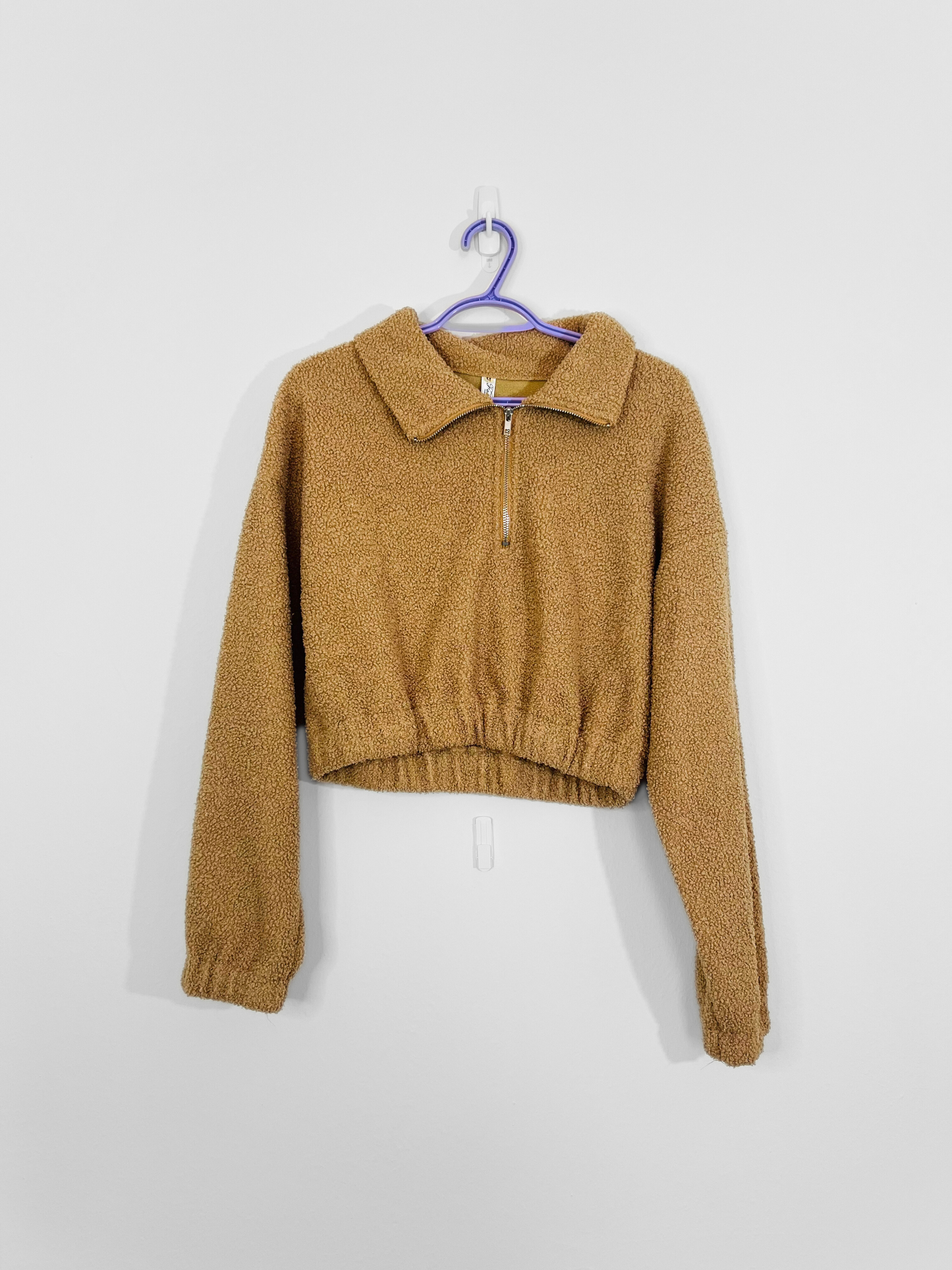 Beige Teddy Pullover (Small)