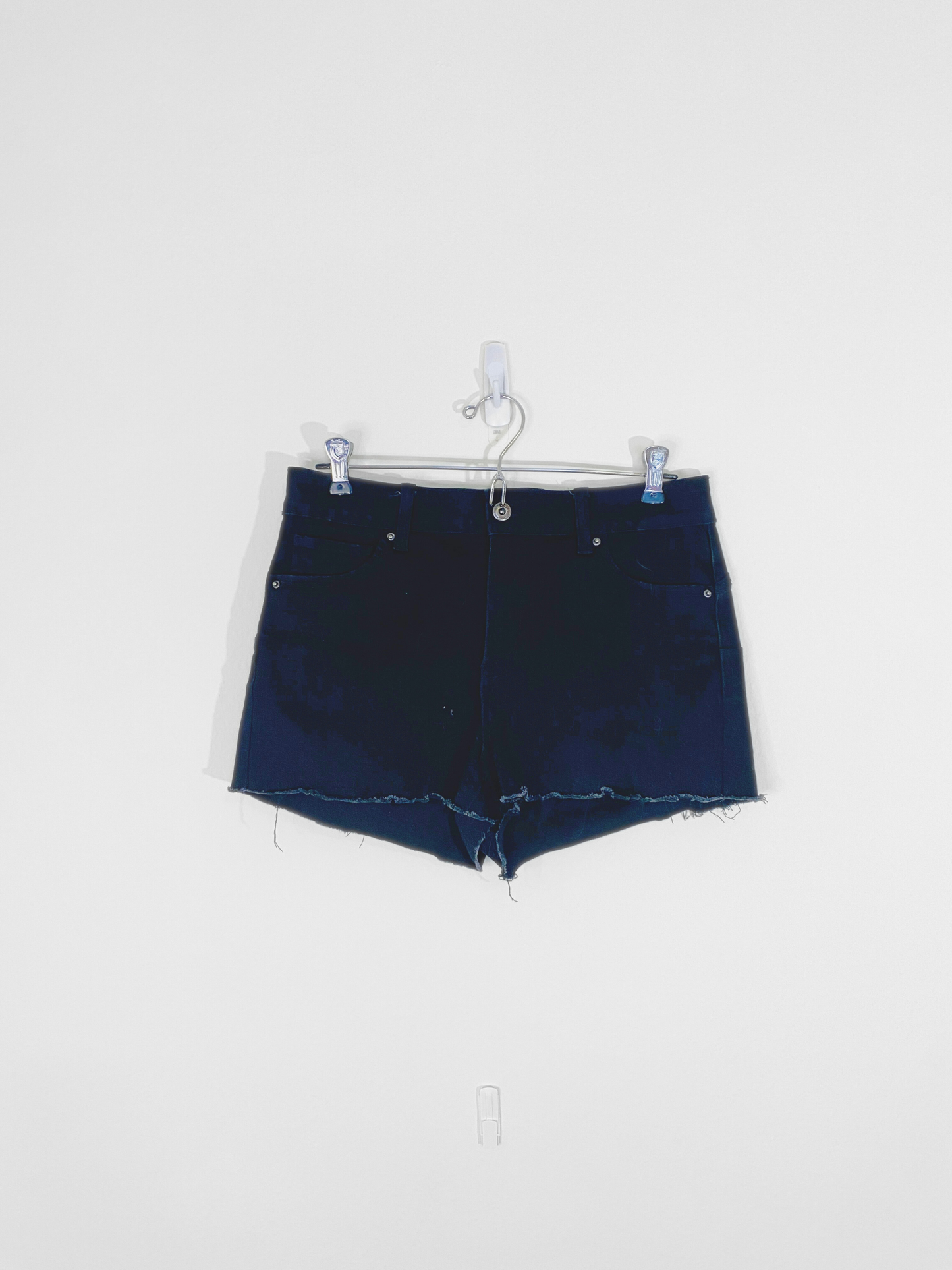 Black Jean Shorts (Medium)