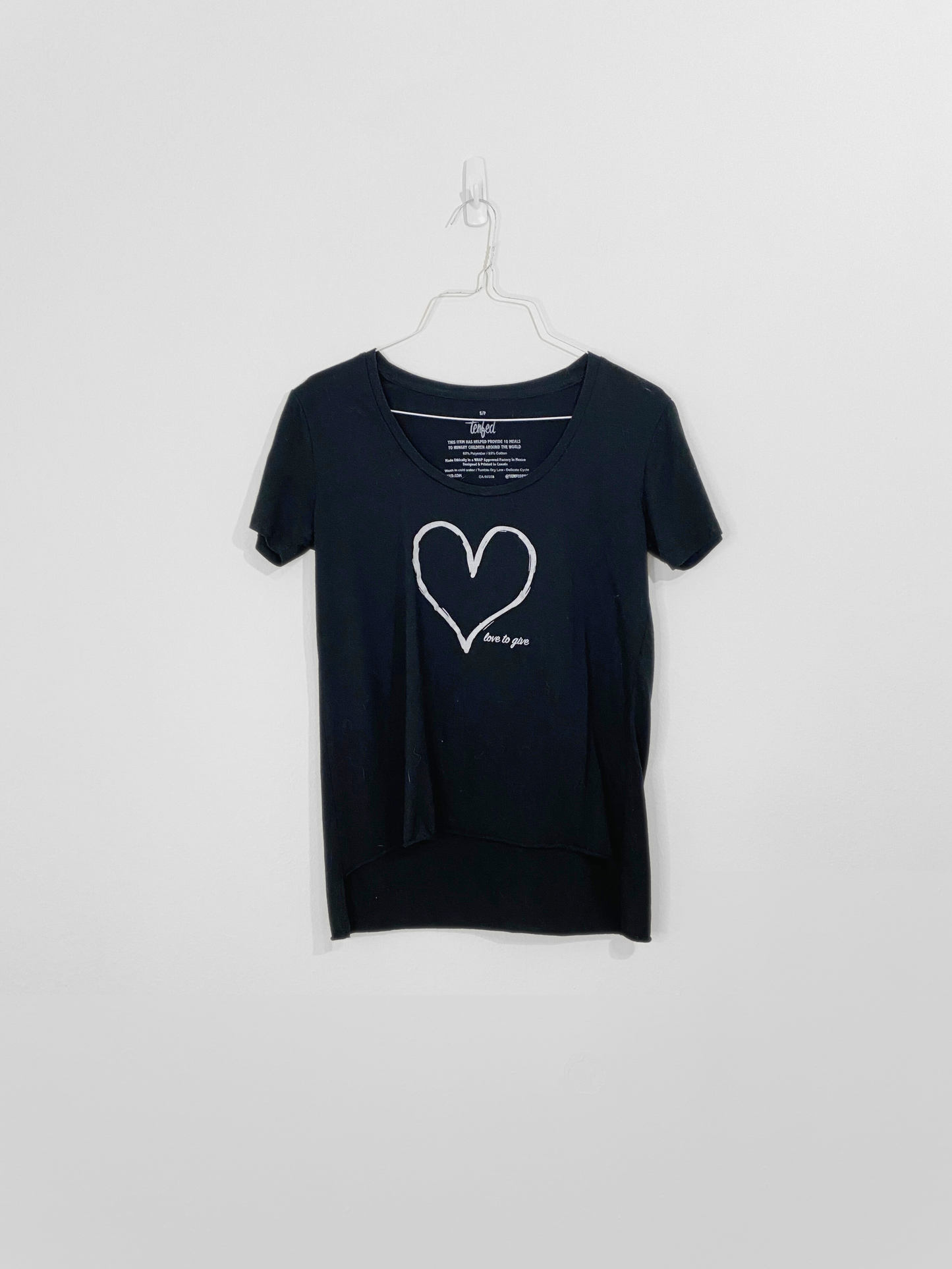 Black Graphic Tee (Small)