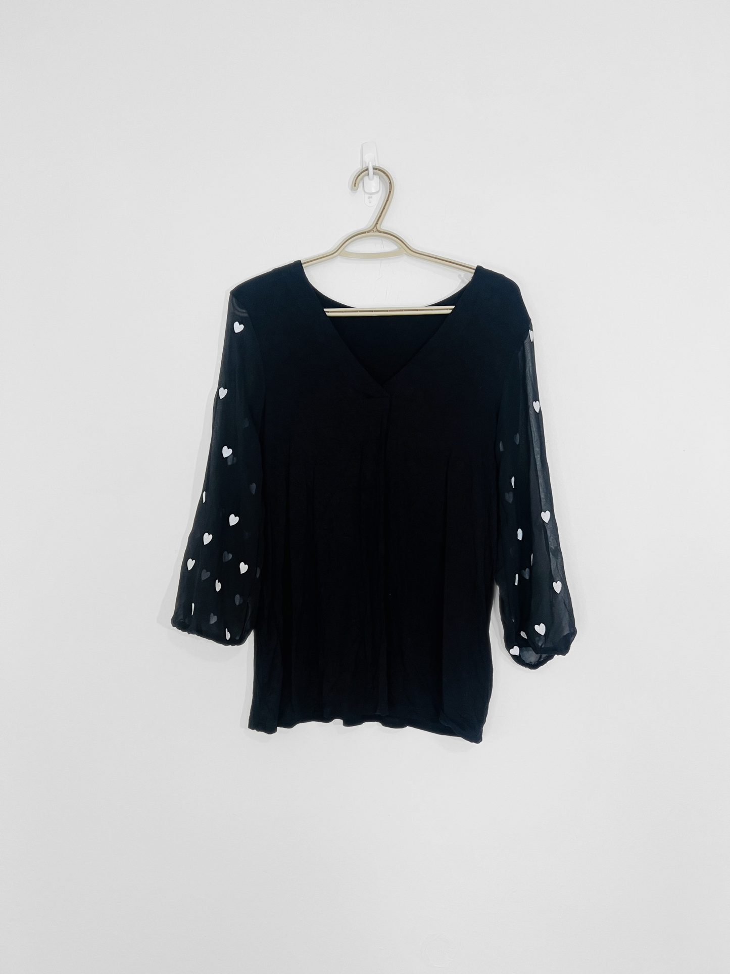 Heart Sleeve Blouse (Medium)
