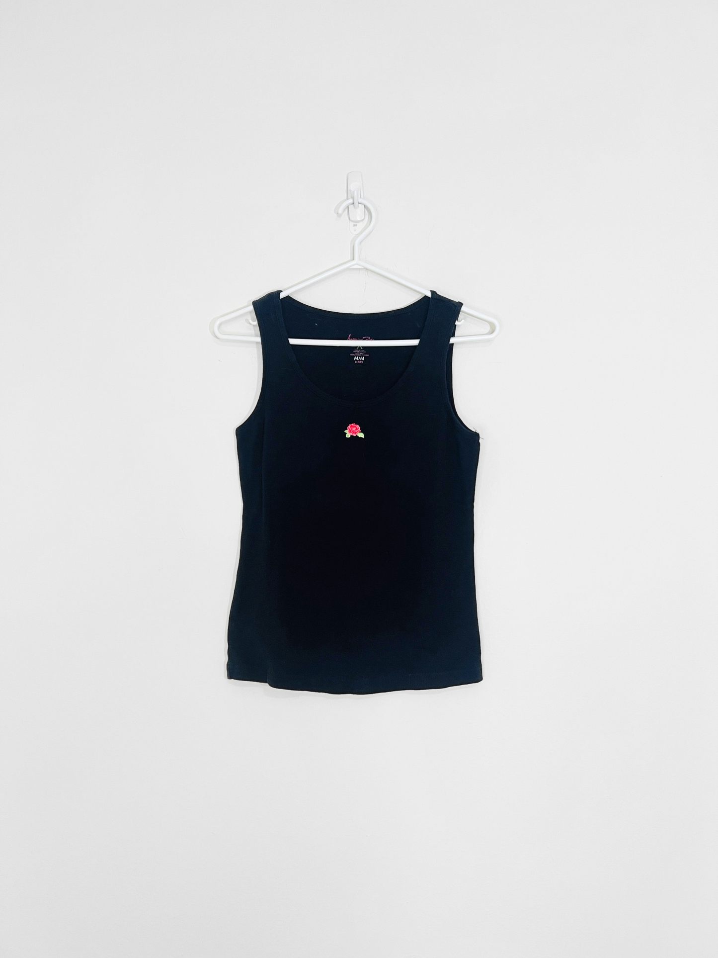Black Rose Tank Top (Medium)