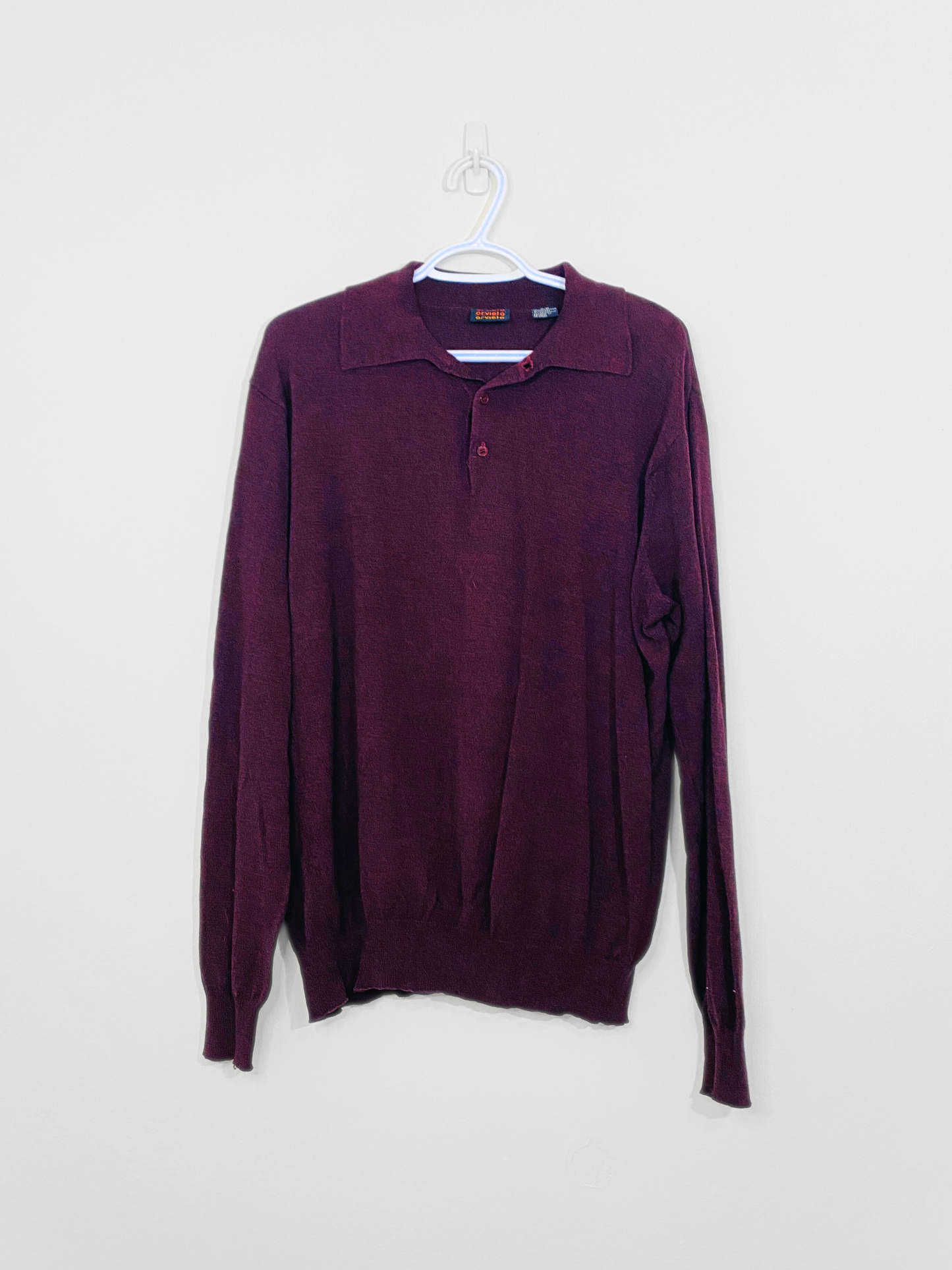 Burgundy Pullover (Medium)