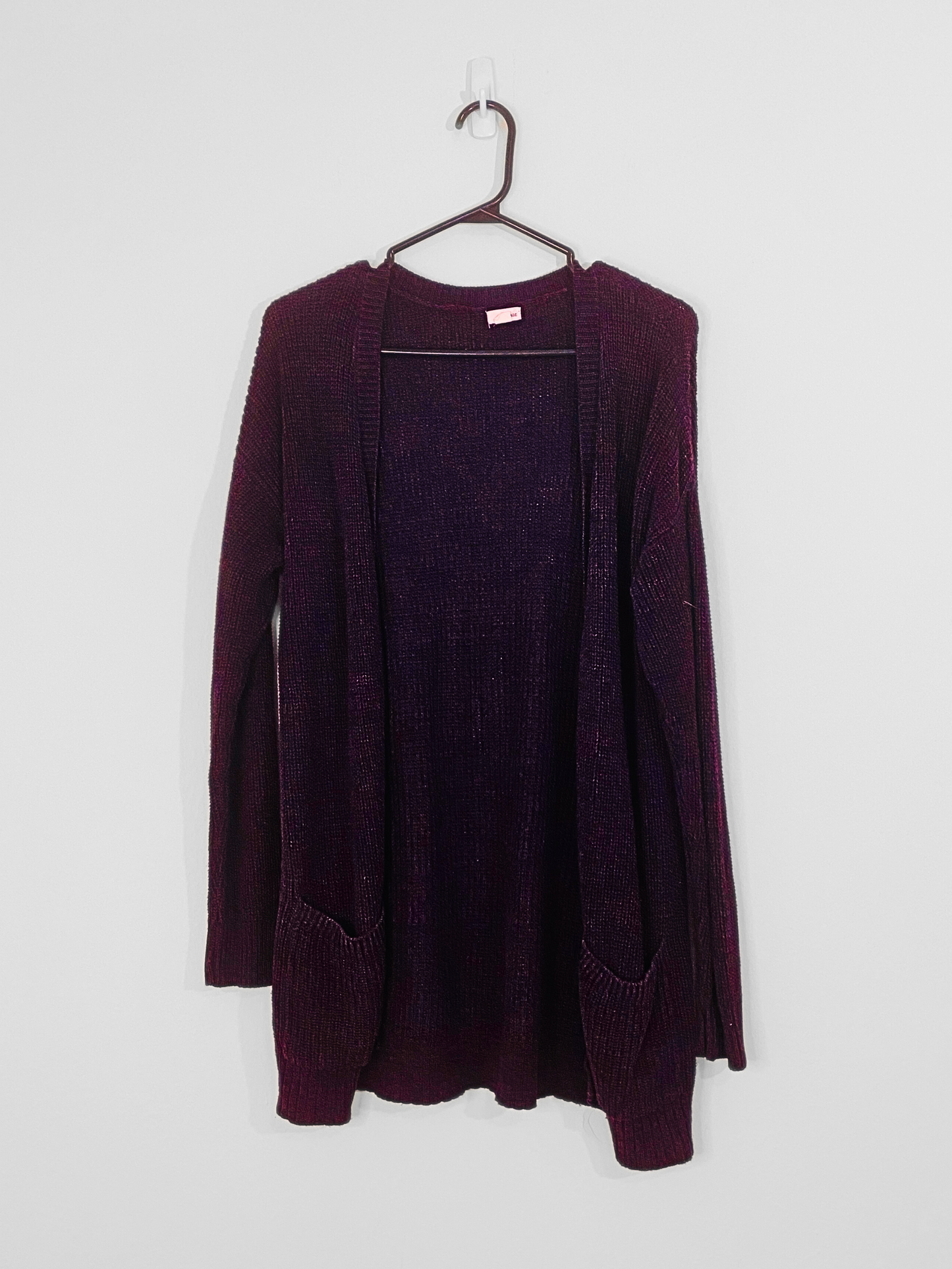 Burgundy Cardigan (M/L)