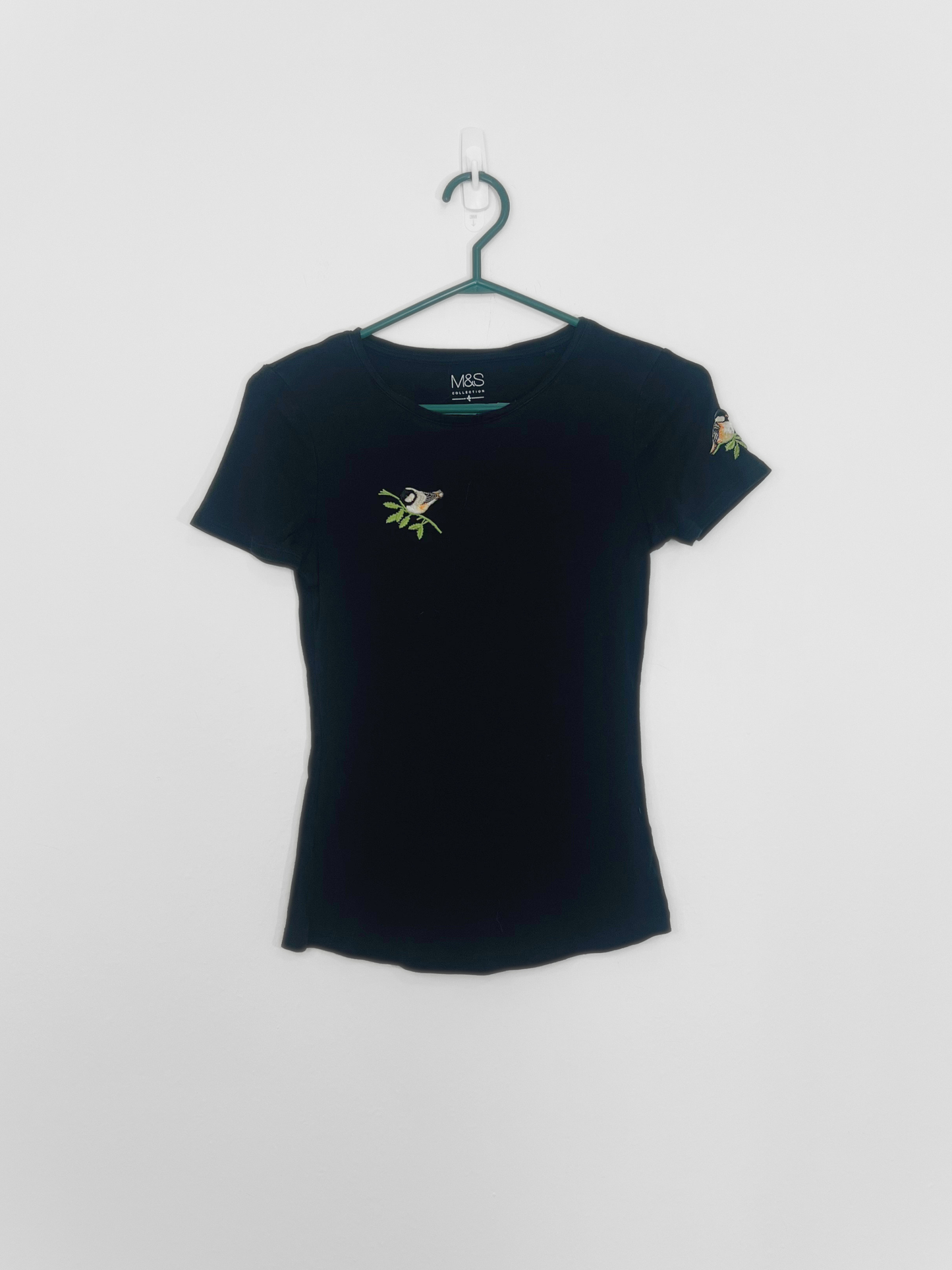 Black Chickadee Tee (XS)