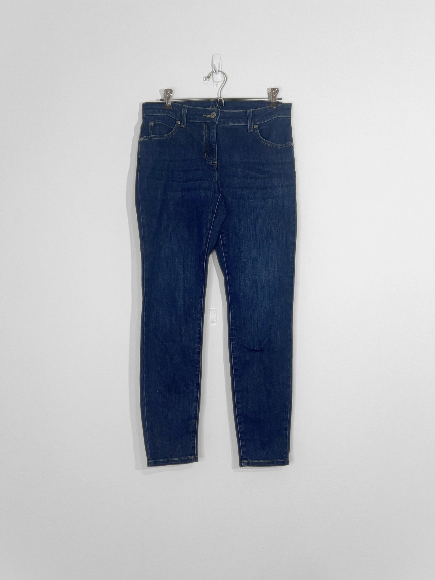 Dark Blue Skinny Jeans (Size 8)