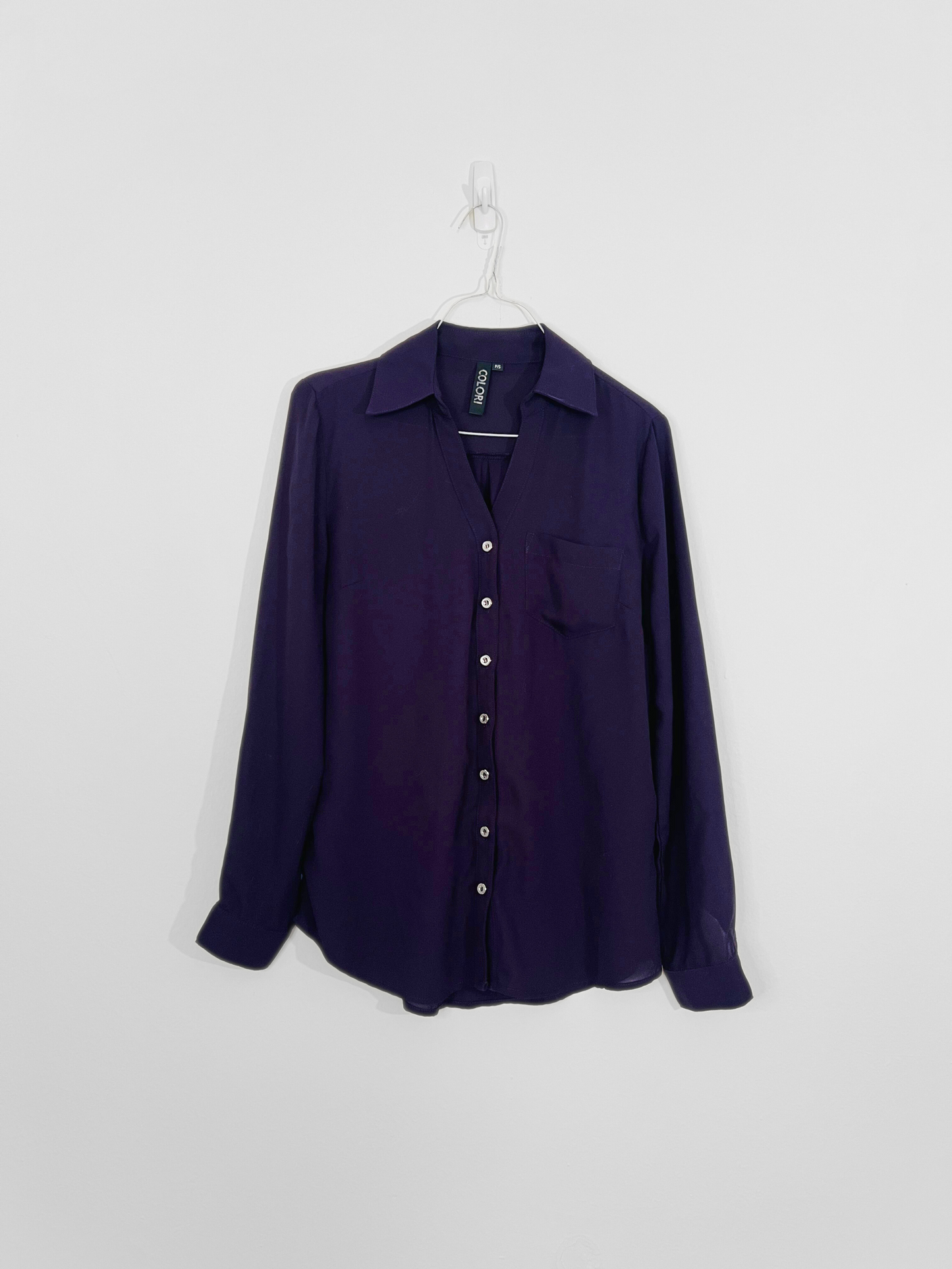 Dark Purple Blouse (Small)