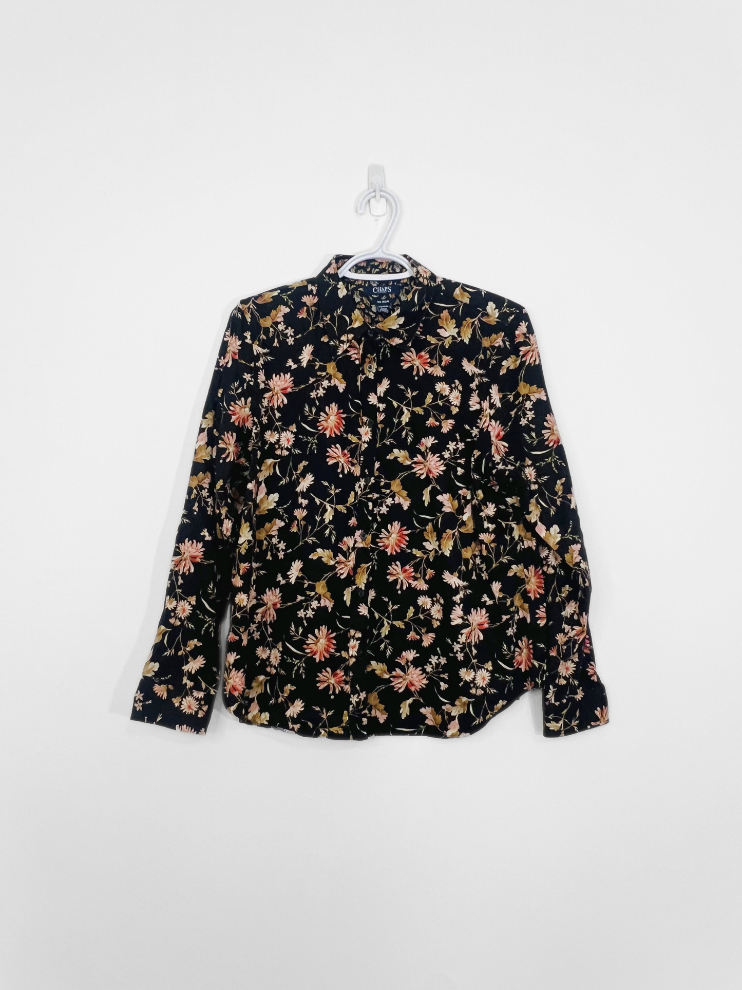 Floral Button Down (XL, Petites)