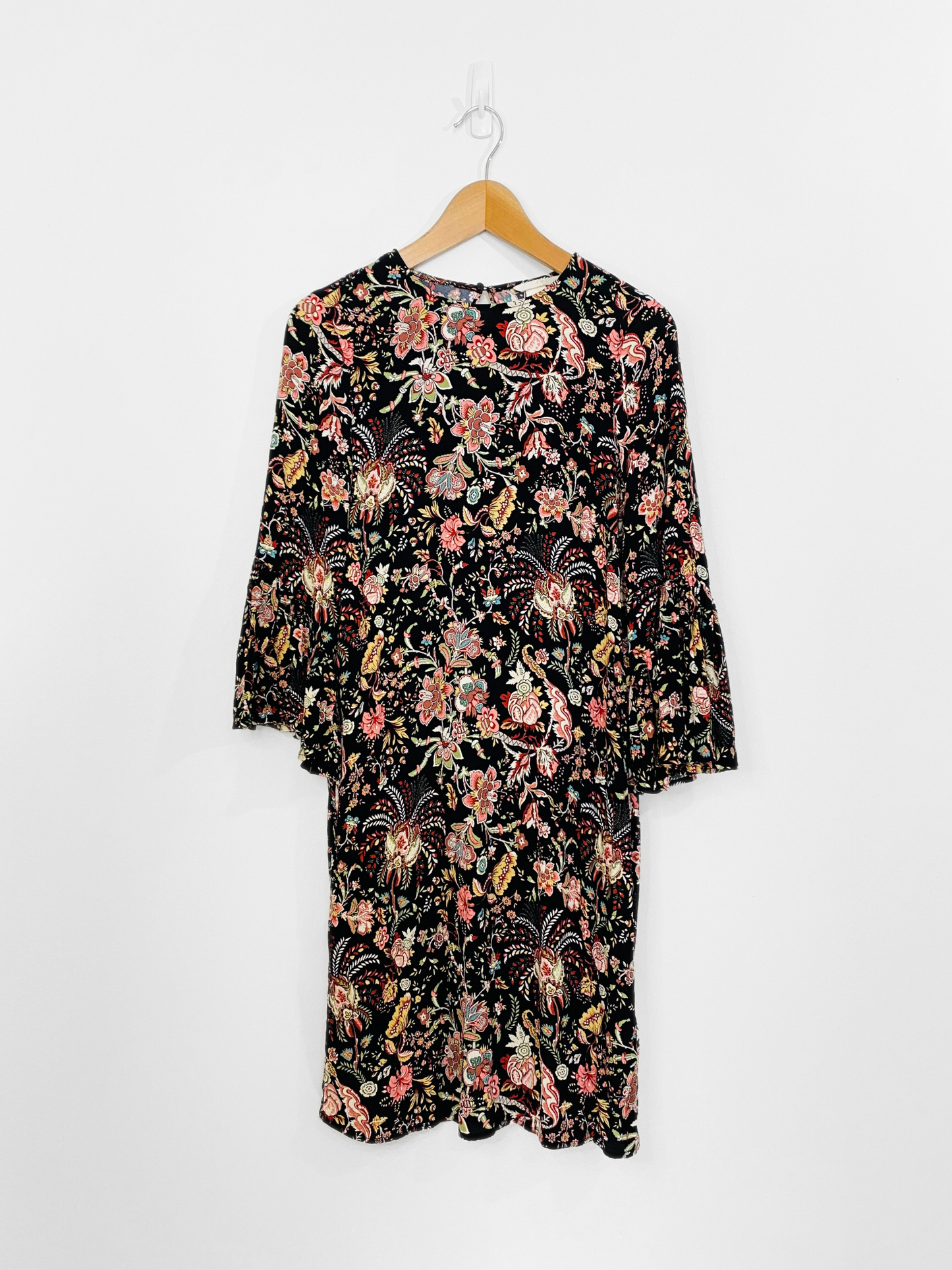 Floral Shift Dress (Size 2)