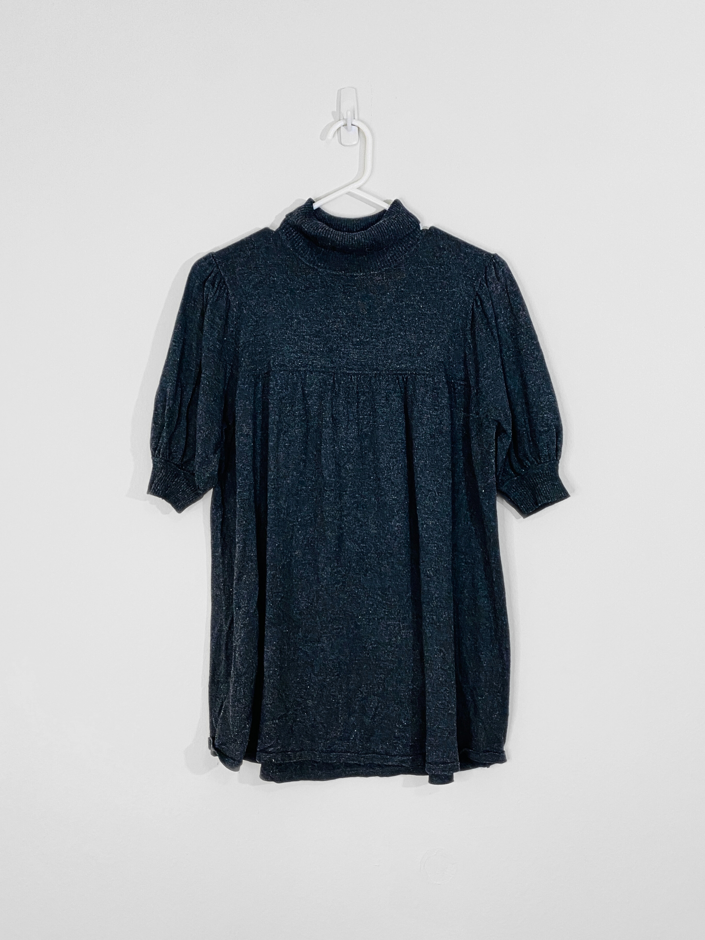 Charcoal Knit Blouse (X)