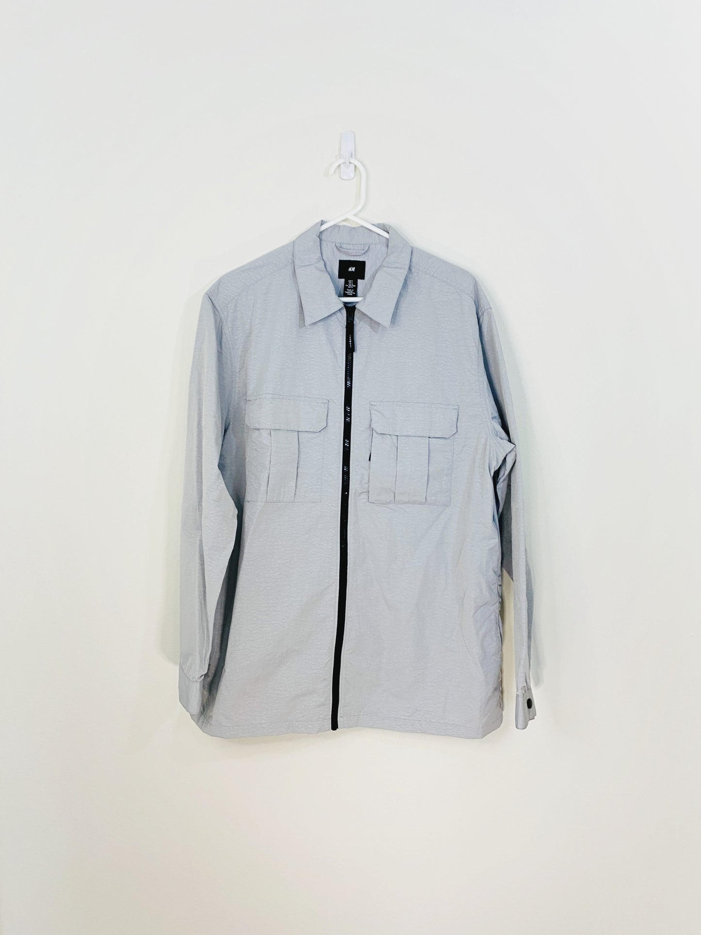 Light Grey Windbreaker (Large)