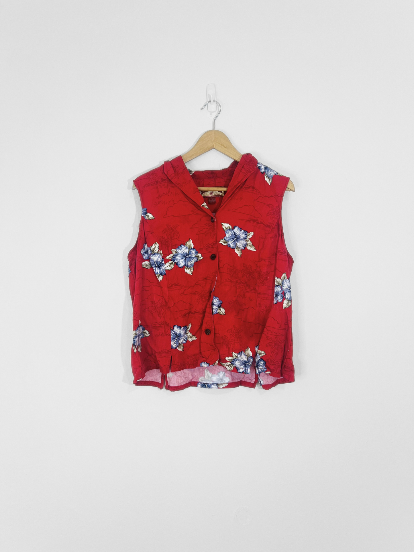 Sleeveless Hawaiian Shirt (X)