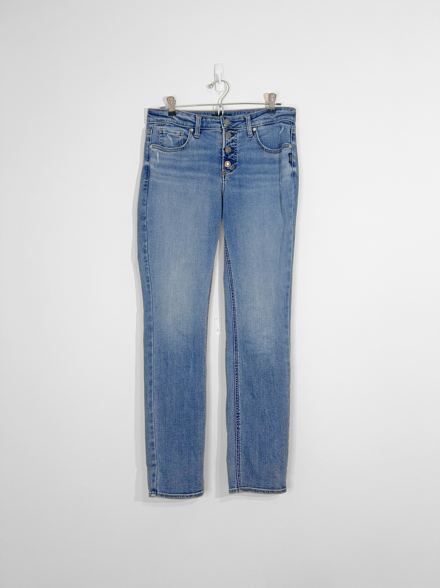 Blue Straight Leg Jeans (Size 8)