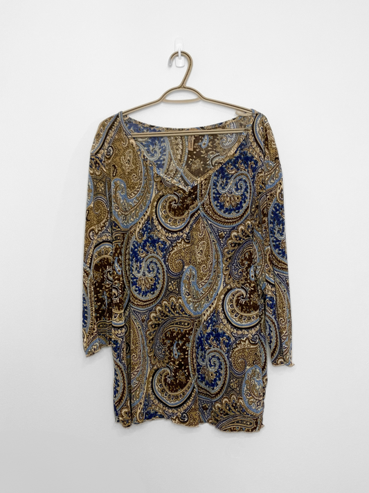 Paisley Blouse (2X)