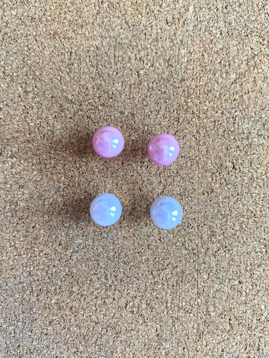 Stud Earrings, Set of 2