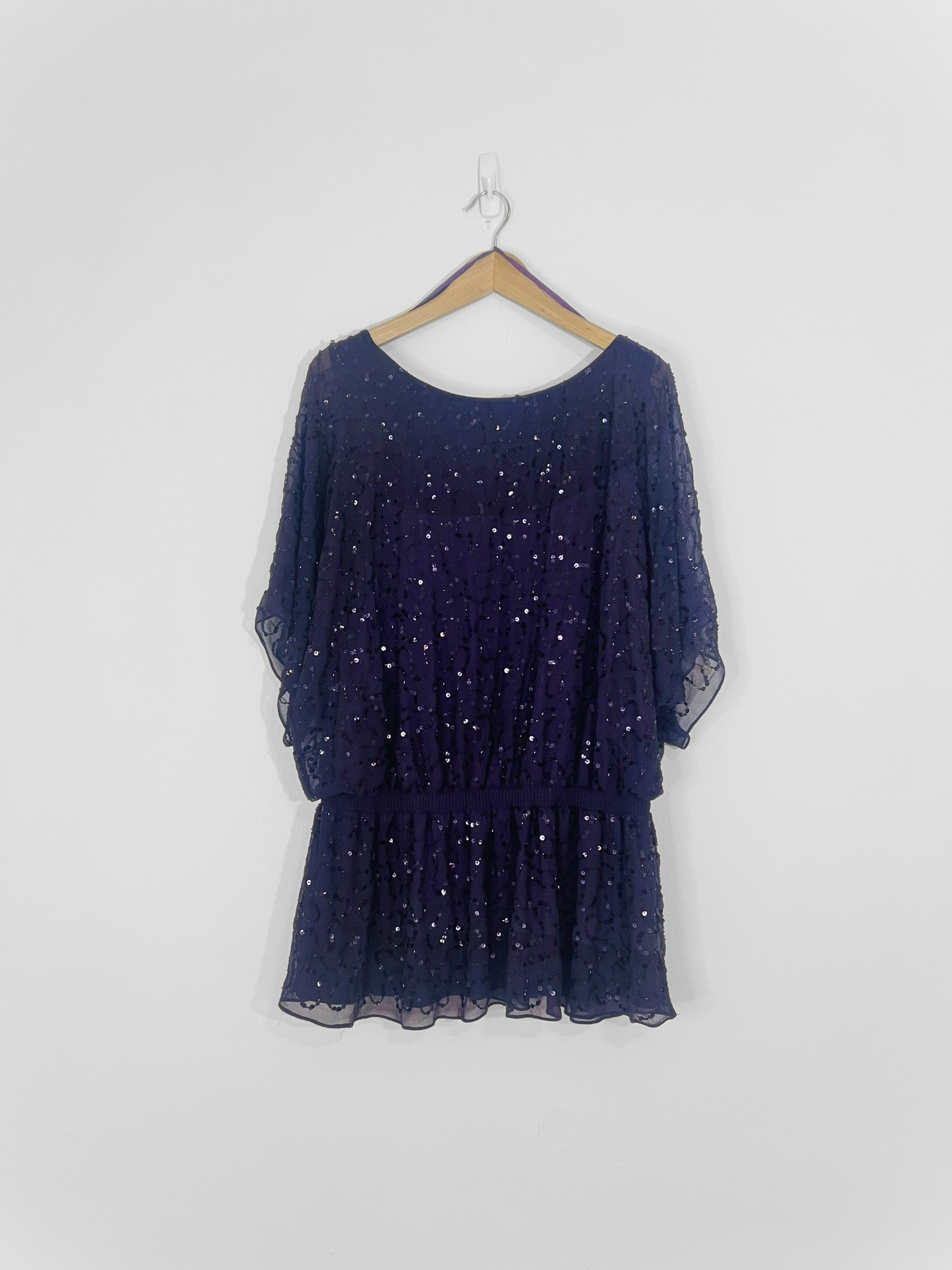 Purple Sequin Top (3X)