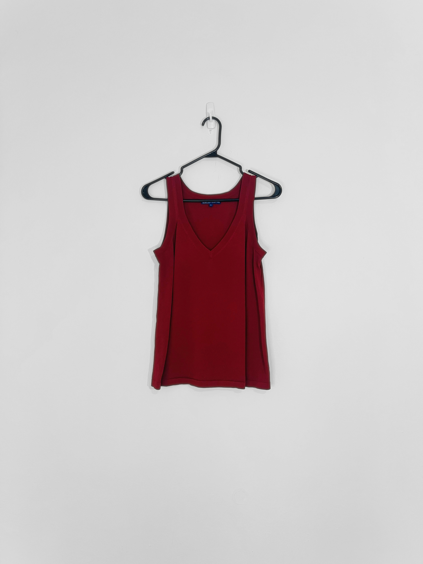 Red Acetate Tank Top (Small)