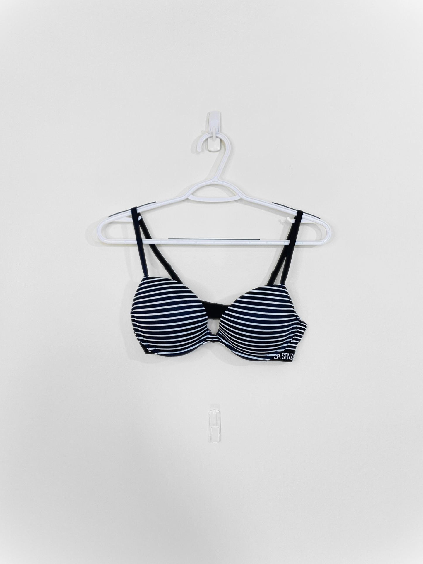 Stripped Push-Up Bra (34C)