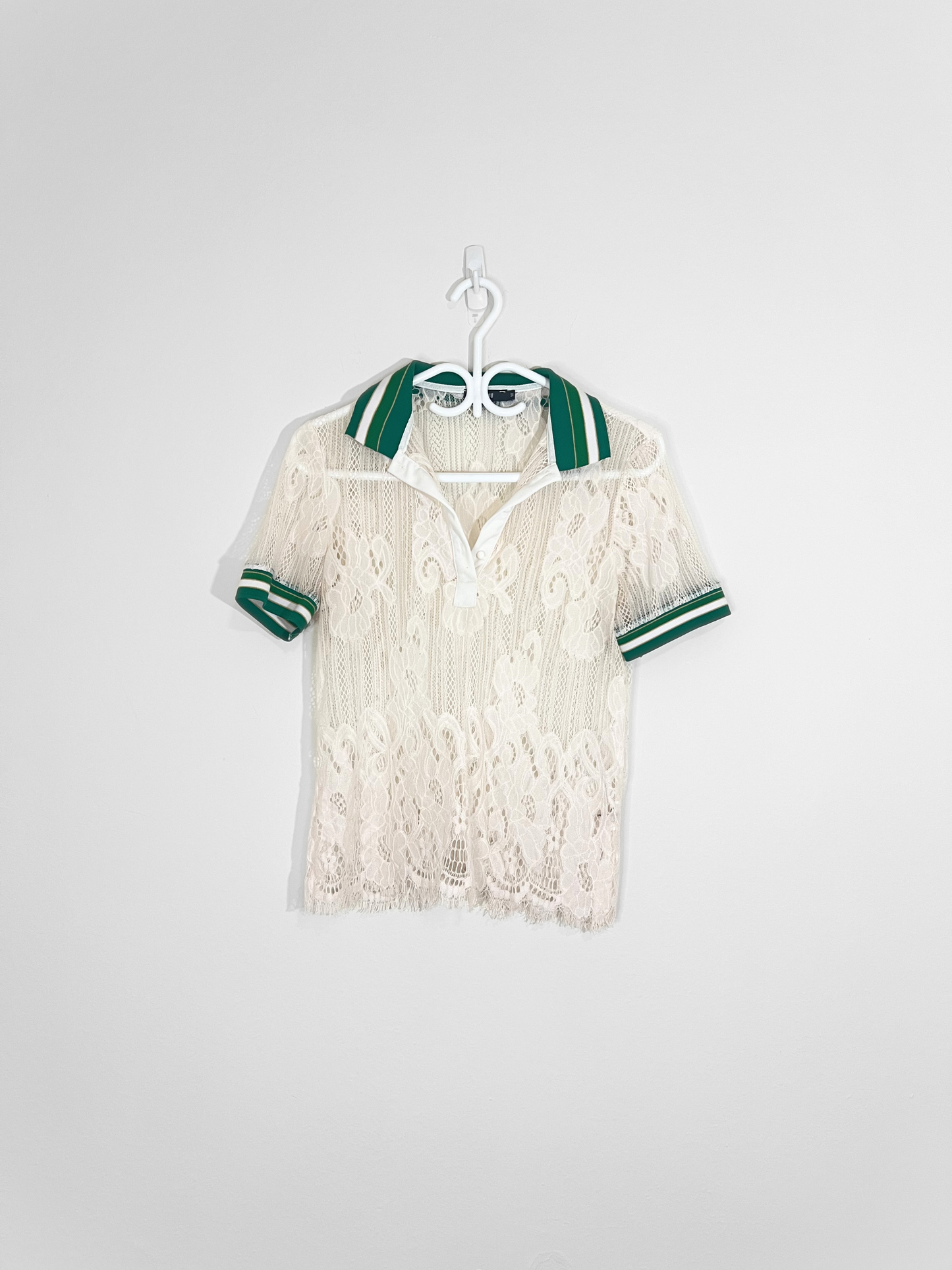 White Lace Shirt (Medium)