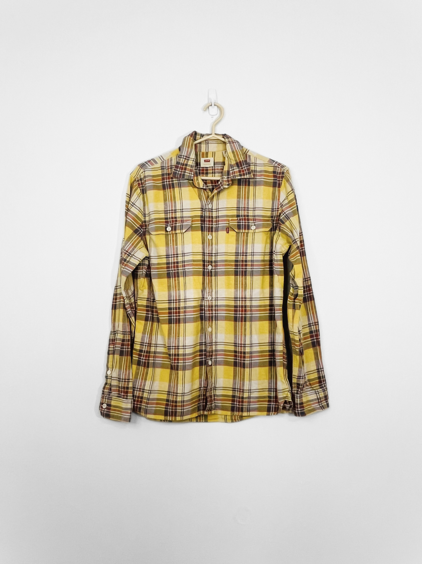 Yellow Flannel Shirt (Medium)