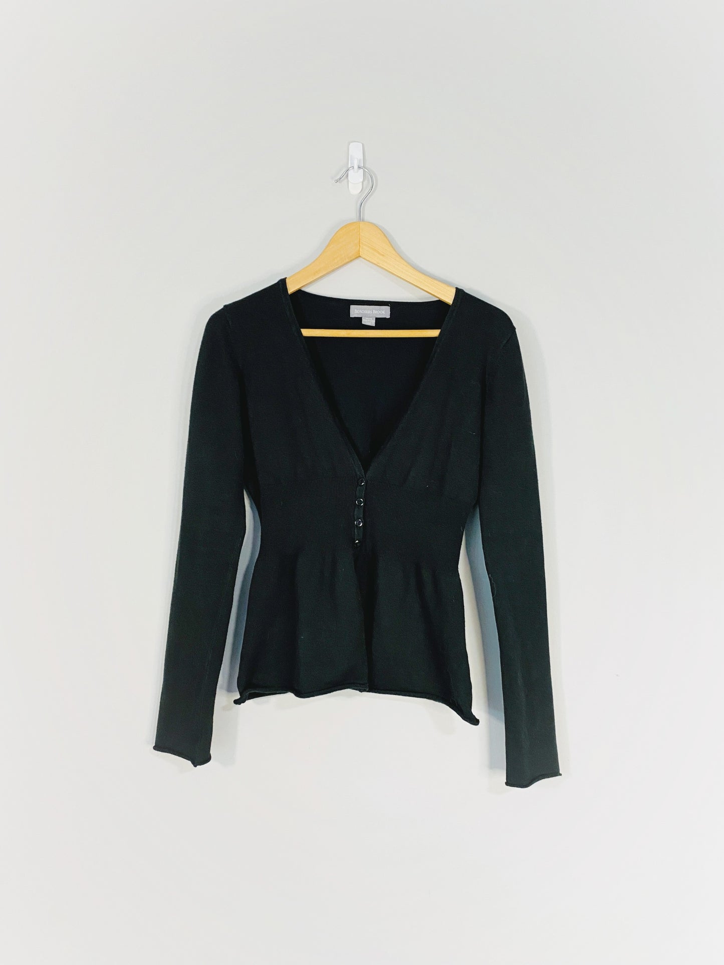 Cardigan cintré noir (moyen)
