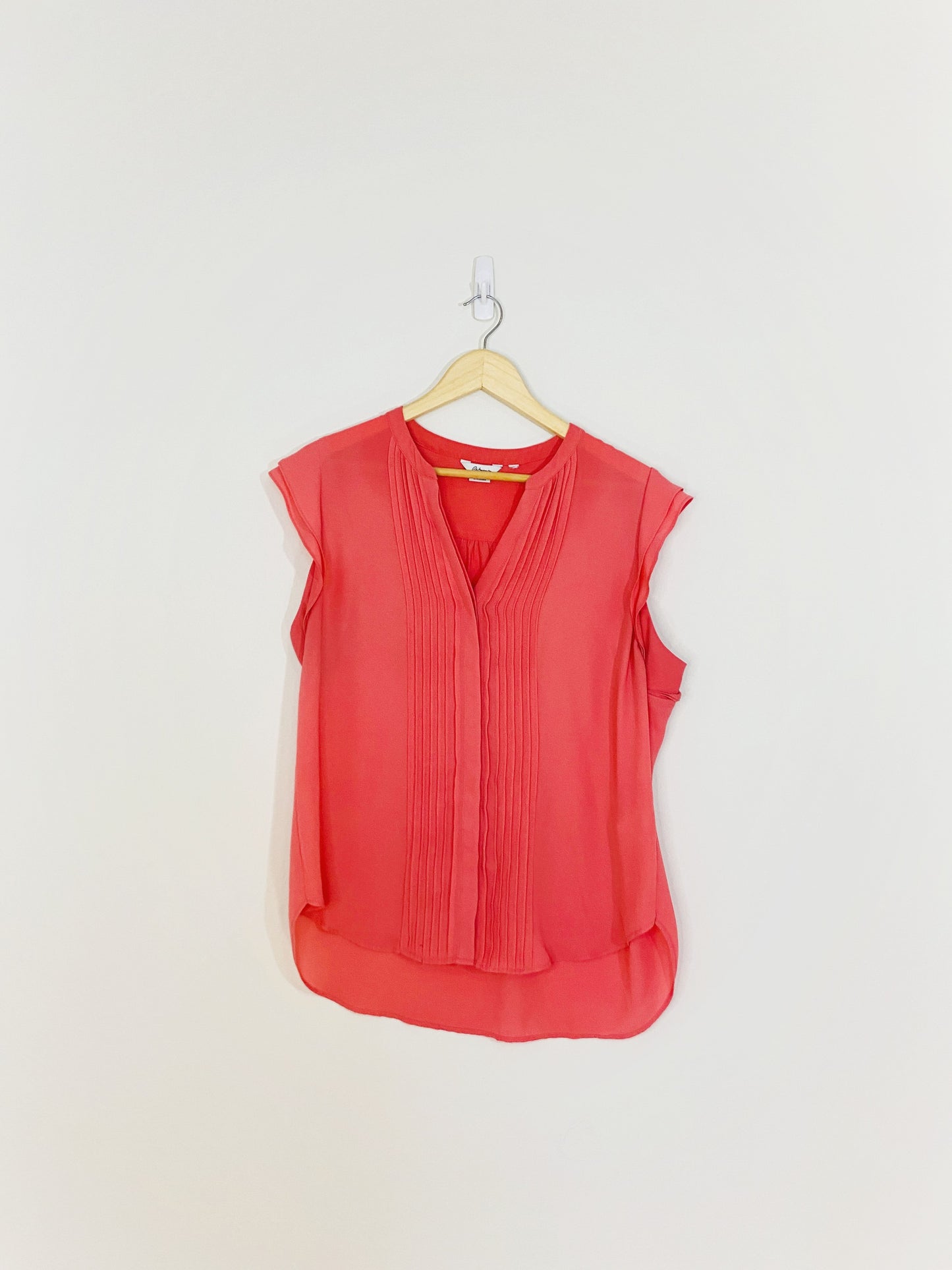 Blouse sans manches corail (Large)