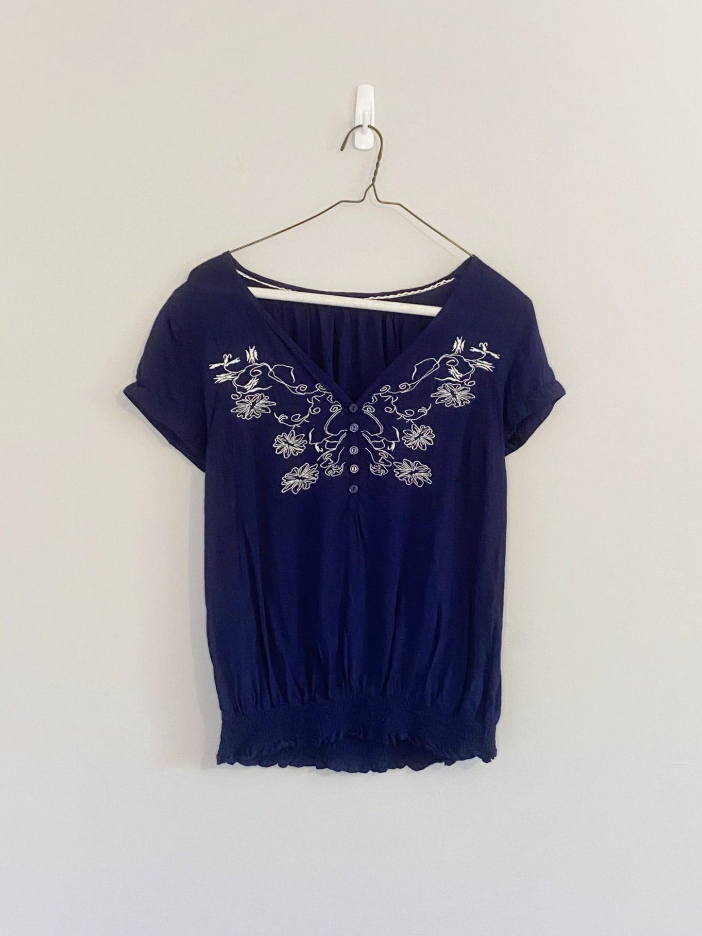 Navy Blue Blouse (Medium)