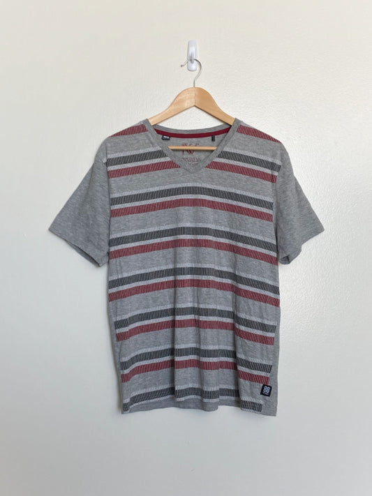 Grey Striped Tee (Large)