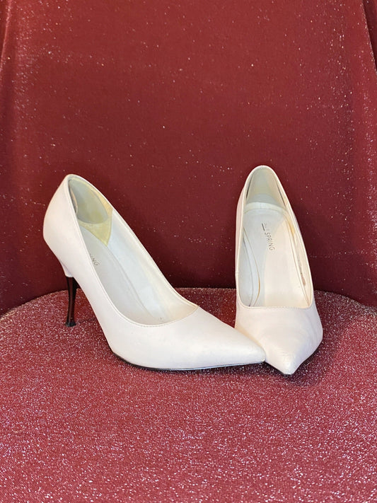 Escarpins blancs (taille 7,5)
