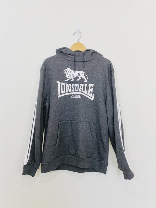 Grey Graphic Hoodie (Large)