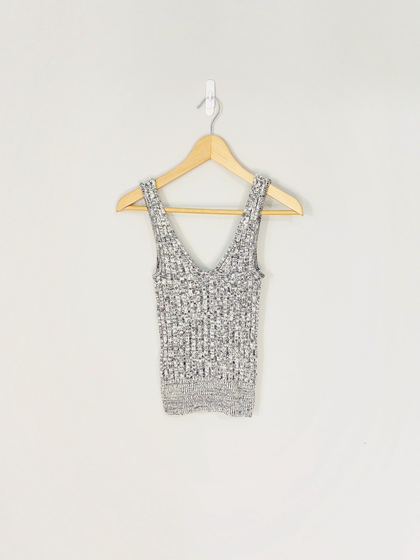 Salt and Pepper Knit Vest (XS)