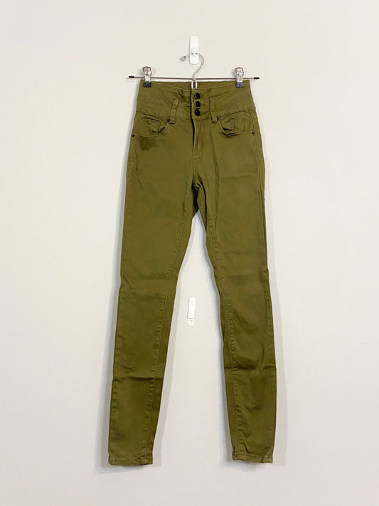 Jean vert taille haute (taille 1)
