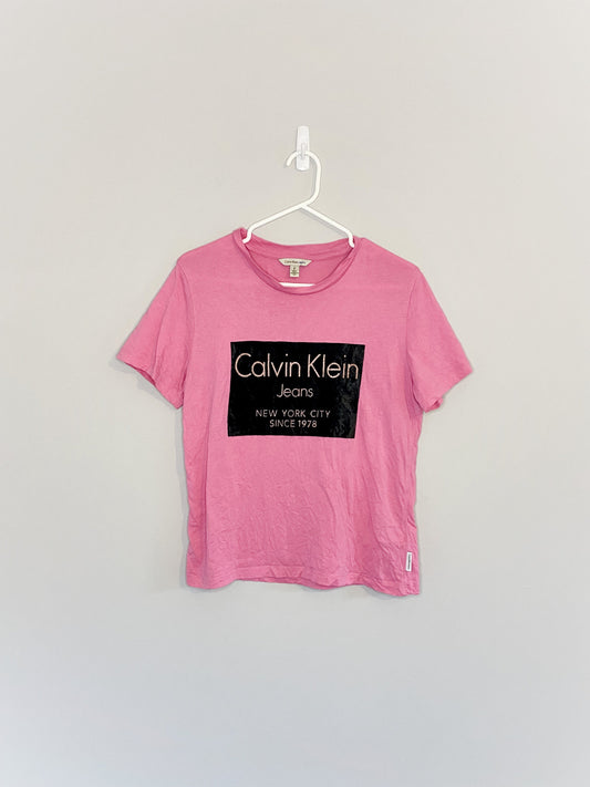 Pink Graphic Tee (Small)