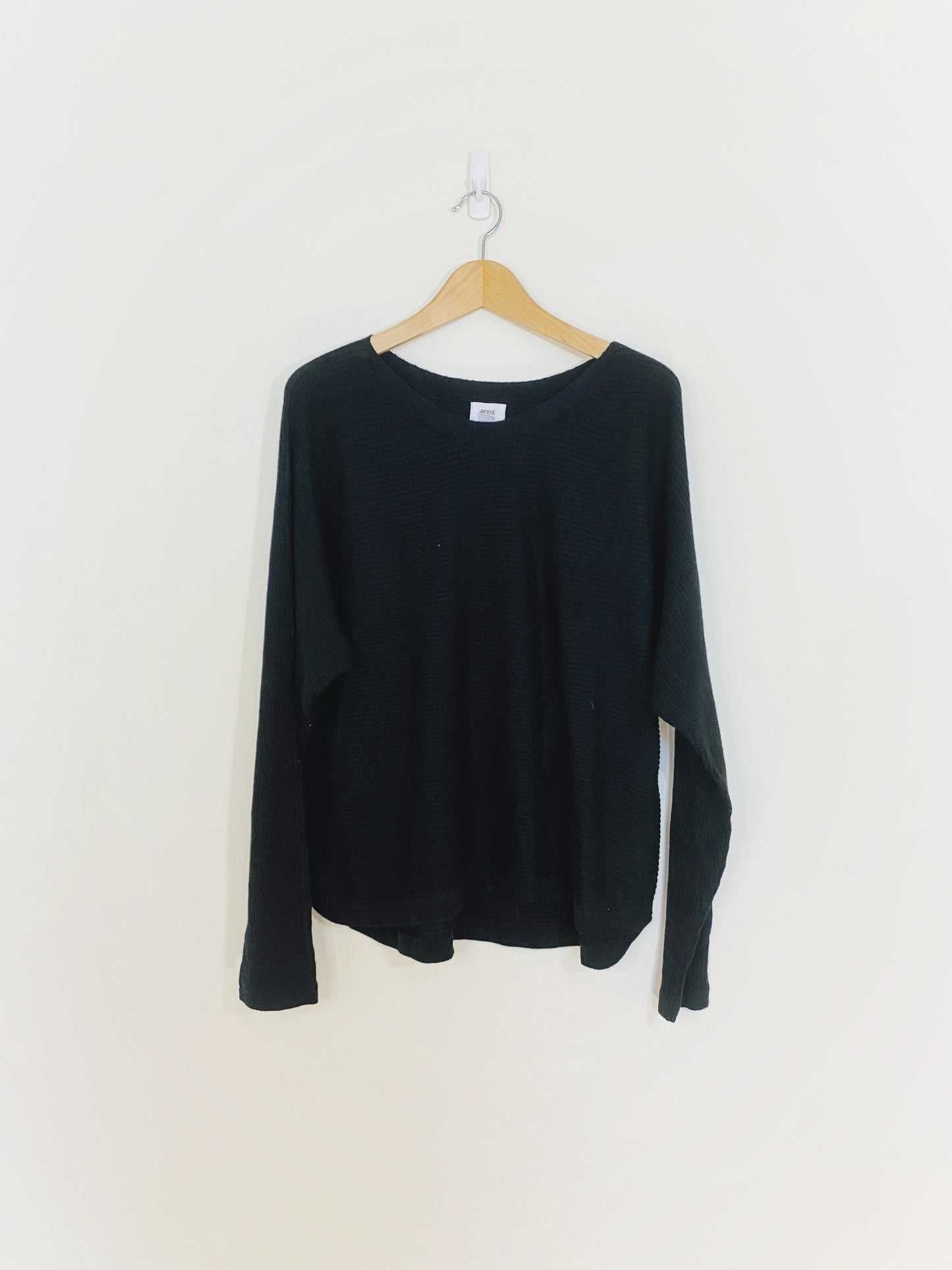Pull en Tricot Noir (XL)
