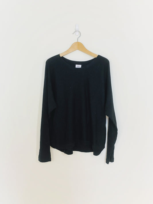 Pull en Tricot Noir (XL)