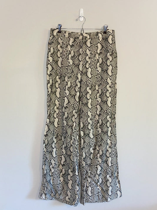 Snake Print Pants (Size 10)