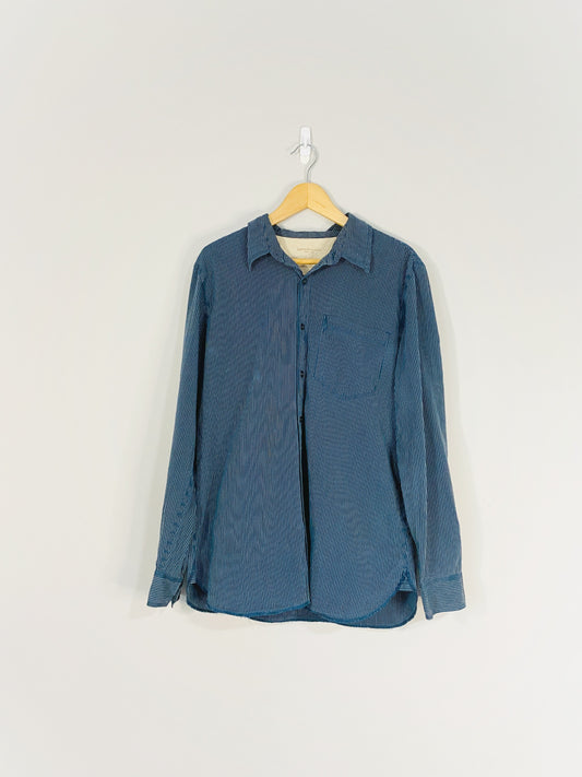Chemise rayée à manches longues (Grande)