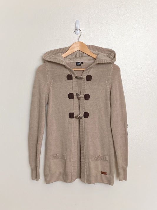 Cardigan à capuche marron clair (petit)