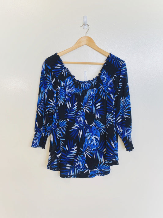 Chemisier à imprimé tropical (2X)