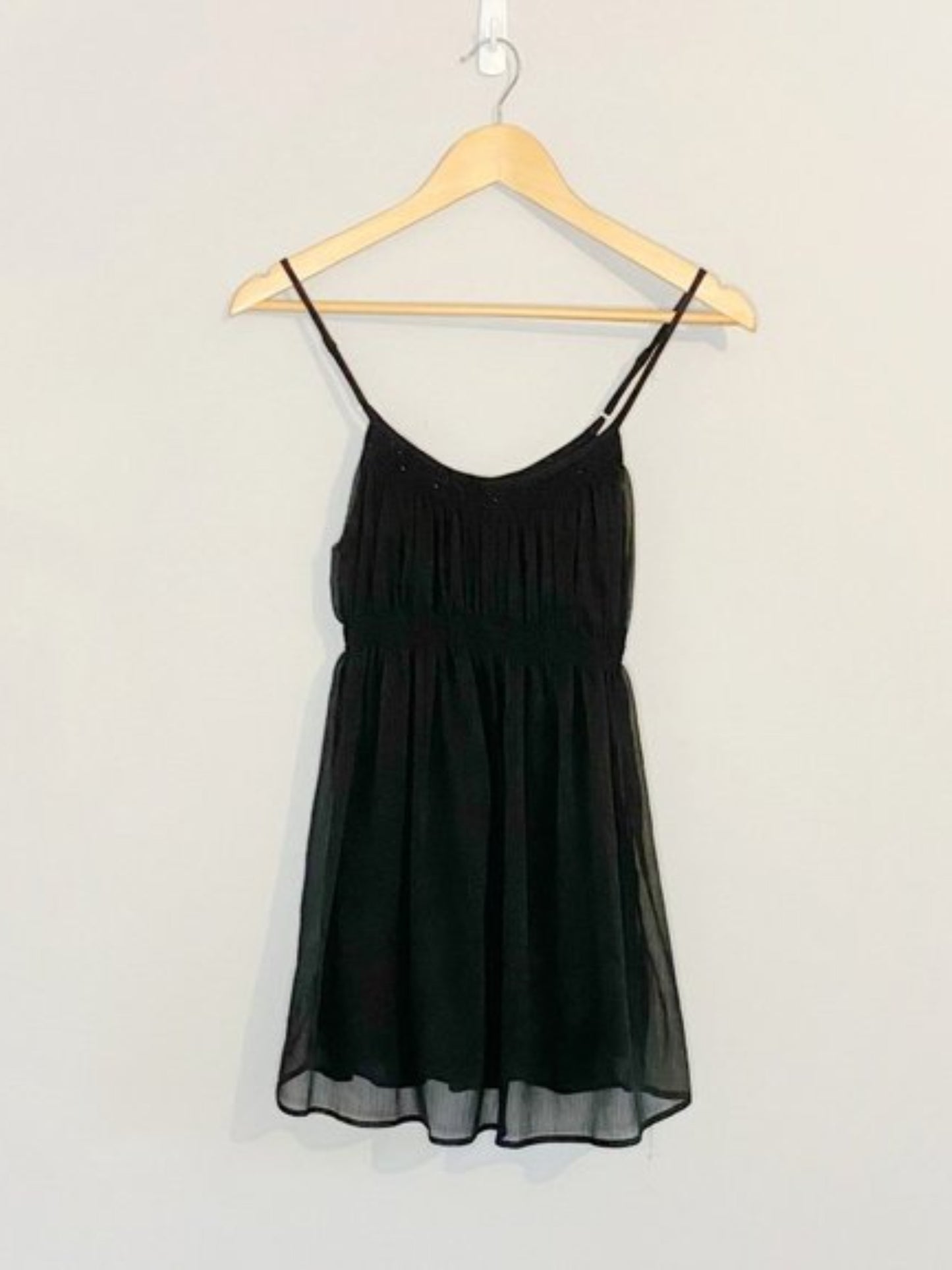 Black Tank Top Blouse (Small)