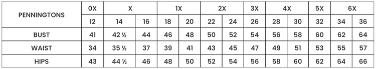 Plus Size Sizing Chart – Black Cat Ko.