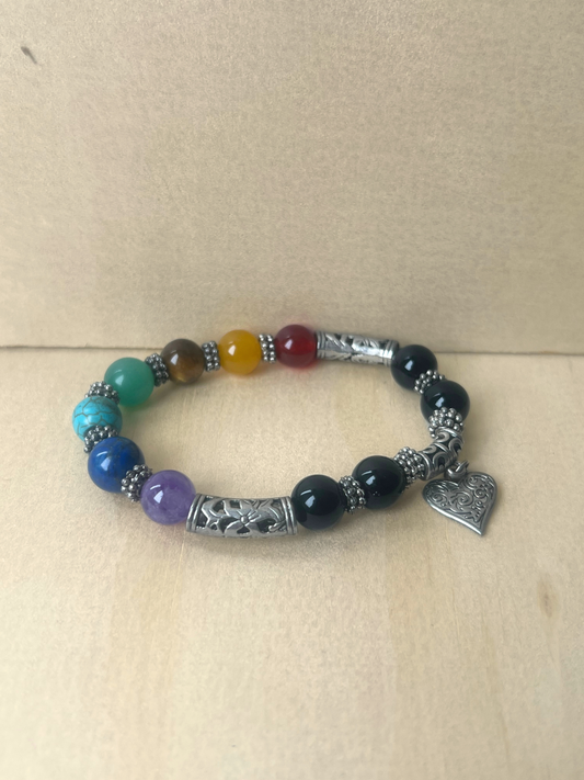 Rainbow Beaded bracelet