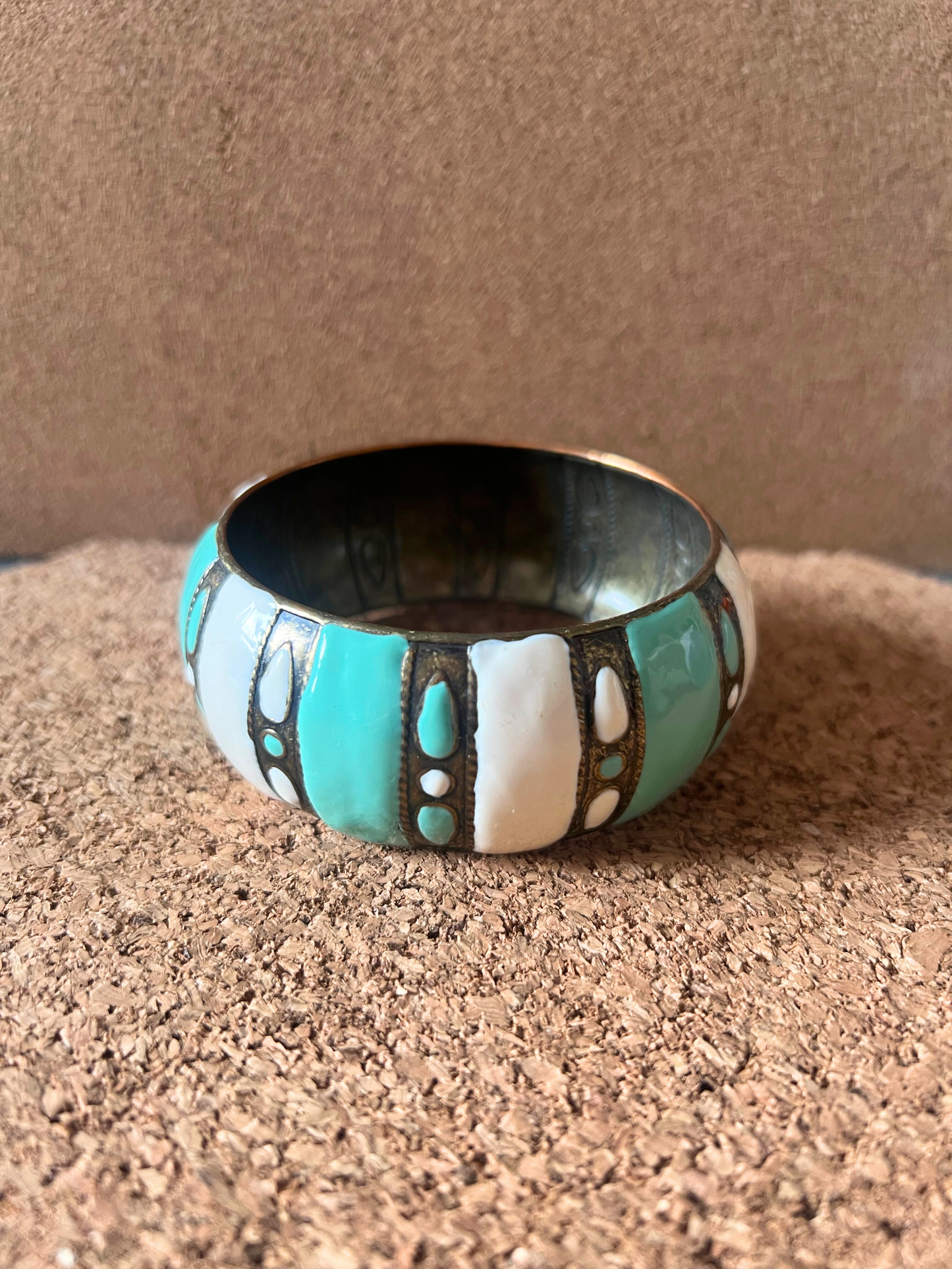 Turquoise Metal Cuff
